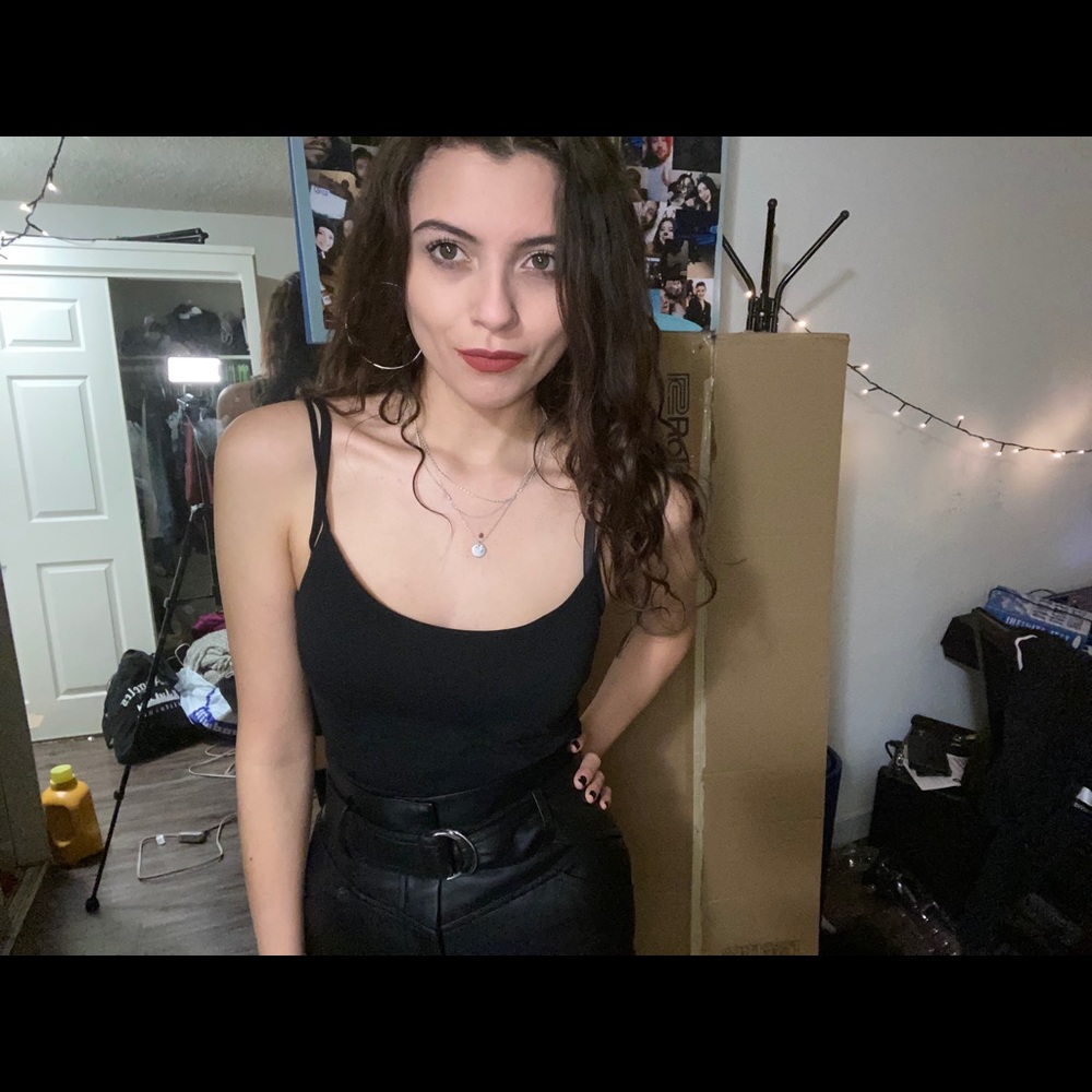 Basic Black Camisole Top